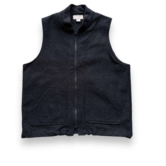 Filson Men's Charcoal Liner Vest Size XXL - Picture 2 of 6